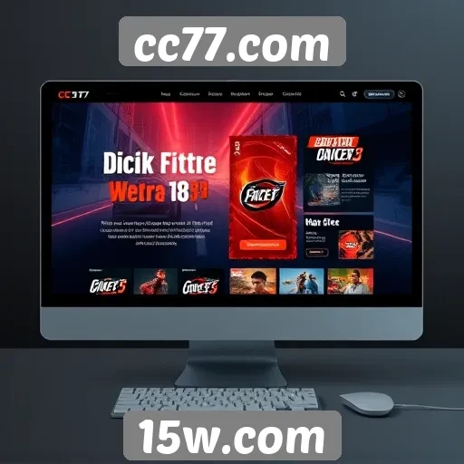 Explorando a interface do usuário do cc77.com